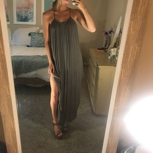 Tobi Olive Green Maxi Dress
